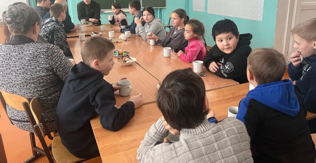 Встреча с выпускником школы участником СВО.
